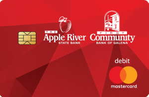 Apple River State Bank Red Debit Card